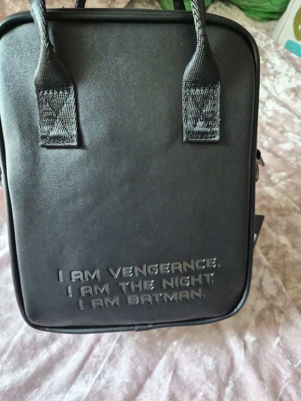 Buckle-Down Black Batman Mini Backpack - Picture 4 of 5